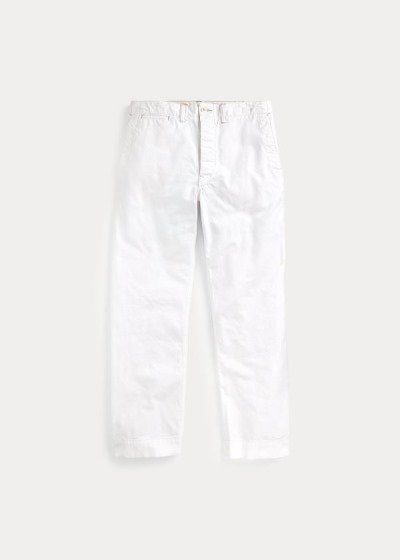 Pantalones Ralph Lauren Hombre Beige - Cotton Canvas - VYHRS3462